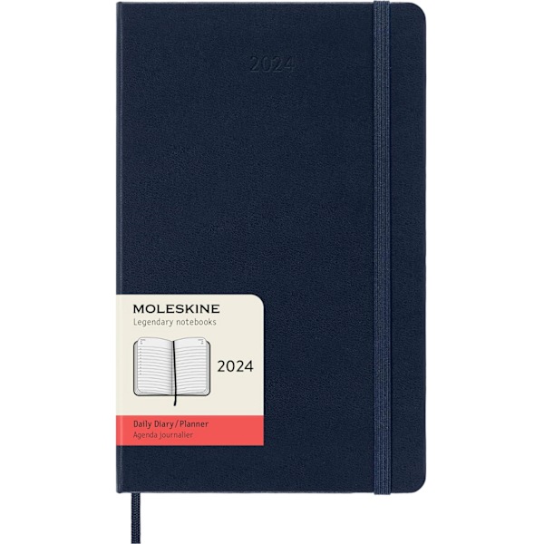 Moleskine 12M Daglig L-Planer En Storlek Safirblå Sapphire Blue One Size