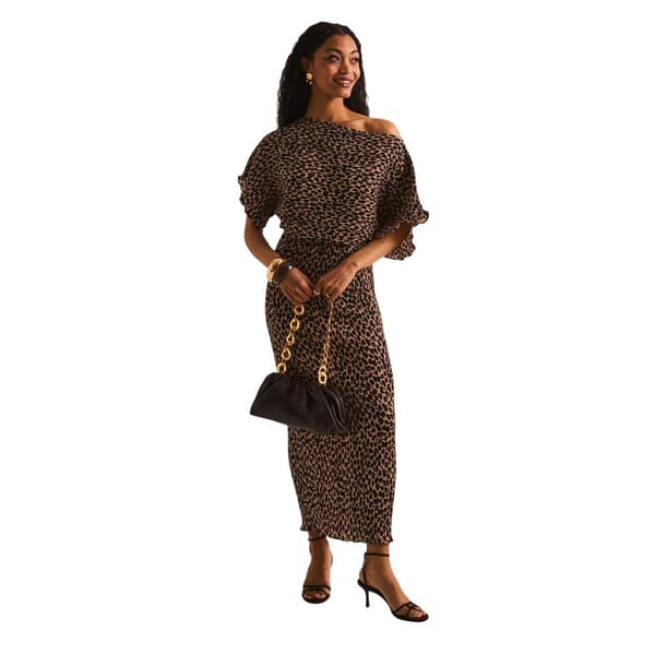 Never Fully Dressed Dam Tilly Maxiklänning 12 UK Brun Brown 12 UK