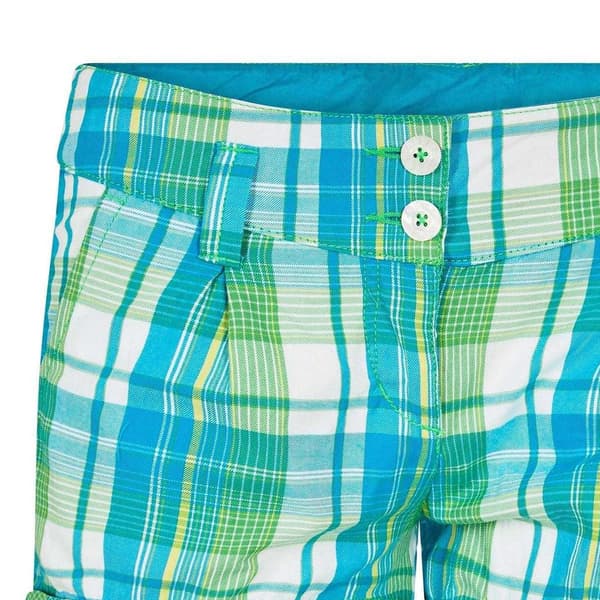 Puma Shorts i bomullsrutor för dam 40S Grön Green 40S