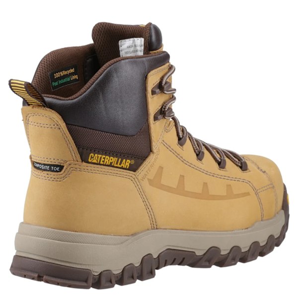 Caterpillar Herr Threshold Rebound Kornläder Komposit Tåhätta Honey 10 UK