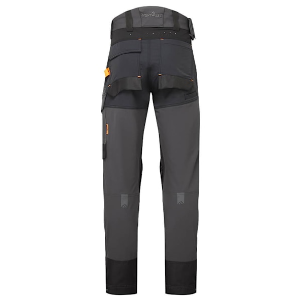Portwest EV4 Stretch Arbetsbyxor för Män 41R Metallgrå Metal Grey 41R