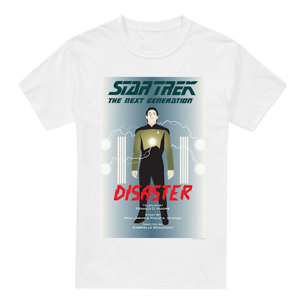 Star Trek Herr The Next Generation Säsong 5 Avsnitt 5 T-Shirt 4 White 4XL