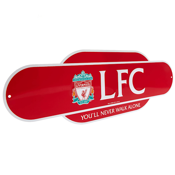 Liverpool FC You´ll Never Walk Alone Retro Plaque One Size Röd/ Red/White One Size