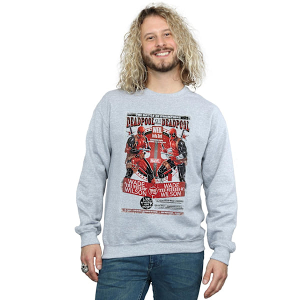 Marvel Herr Deadpool Kills Deadpool Sweatshirt M Sports Grey Sports Grey M