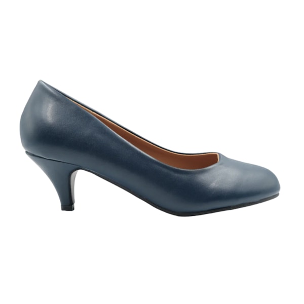 Var är det ifrån Dam/Dam Shea Faux Suede Lågklackad Court Dark Blue 6 UK