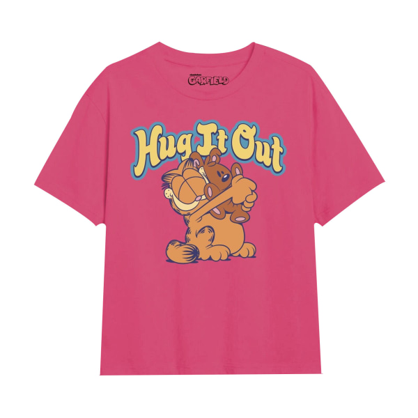 Garfield Girls Hug It Out T-shirt 10-12 år Fuchsia Fuchsia 10-12 Years