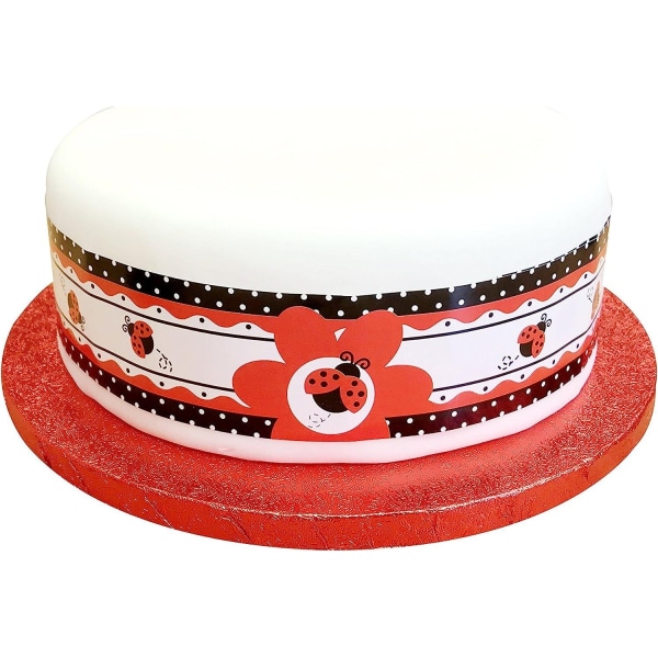 Anniversary House Ladybird Tårtdekoration One Size Vit/Röd/B White/Red/Black One Size