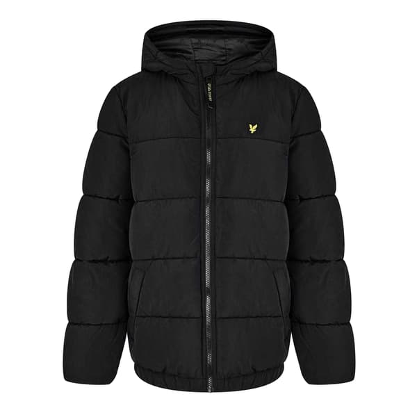 Lyle & Scott Barn/Barn Quilted Pufferjacka 12-13 år Svart Black 12-13 Years