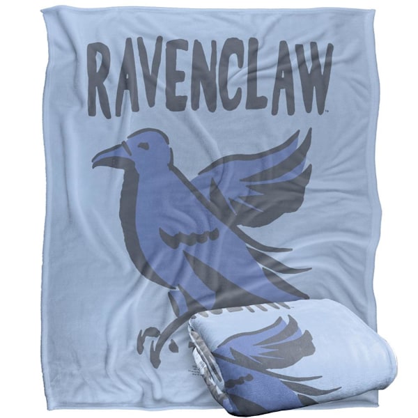 Harry Potter Ravenclaw Doodle Filt En Storlek Flerfärgad Multicoloured One Size