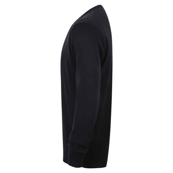Henbury Herr Bomull Akryl V-ringad Sweatshirt L Marinblå Navy L
