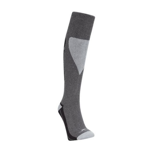 Trespass Mens Hack Ski Tube Socks 4/7 UK Carbon Melange Carbon Melange 4/7 UK