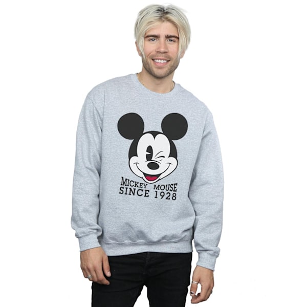 Disney Herr Mickey Mouse Sedan 1928 Sweatshirt XL Sports Grey Sports Grey XL