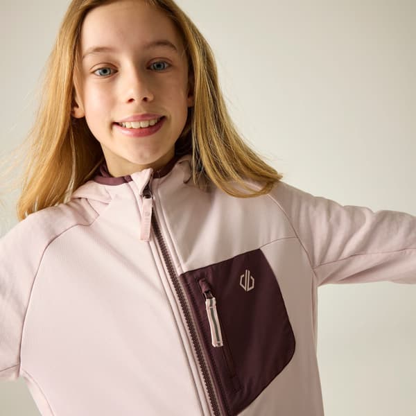 Dare 2B Expedition Stretch Midlayer för barn 7-8 år Pink Haze Pink Haze 7-8 Years