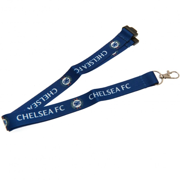 Chelsea FC Unisex Vuxen Lanyard En Storlek Blå Blue One Size