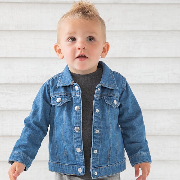Babybugz Baby Rocks Denimjacka 3-6 månader Denim Denim 3-6 Months