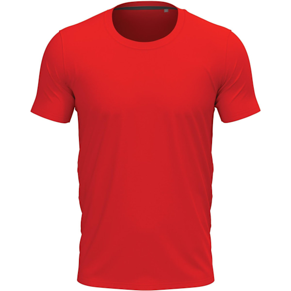 Stedman Stars Herr Clive T-shirt med Rund Hals XL Scarlet Red Scarlet Red XL