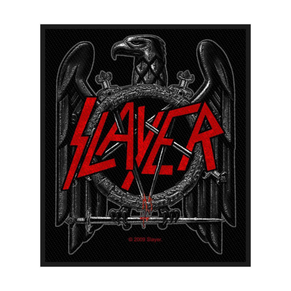 Slayer Black Eagle Standard Patch One Size Svart/Röd Black/Red One Size