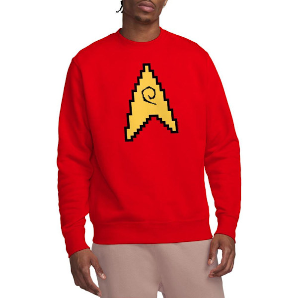 Star Trek Unisex Vuxen Ingenjörs 8-Bit Tröja S Röd Red S