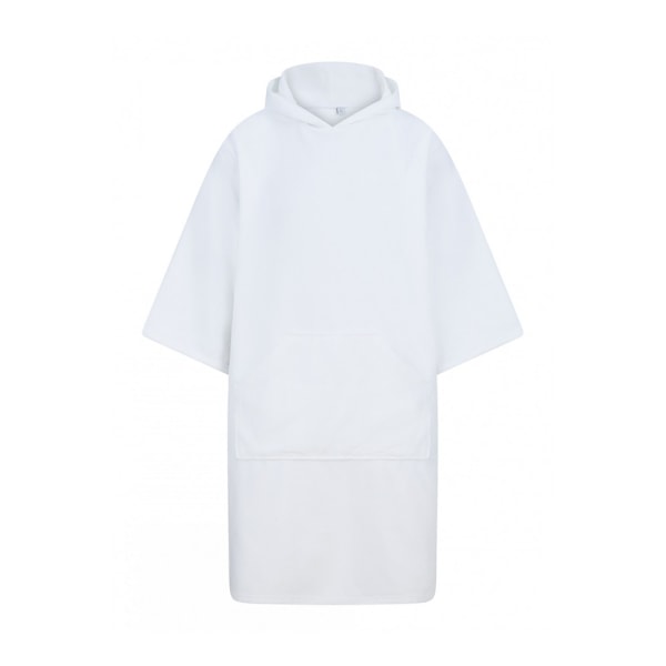 Towel City Unisex Poncho för Vuxna, One Size, Vit White One Size