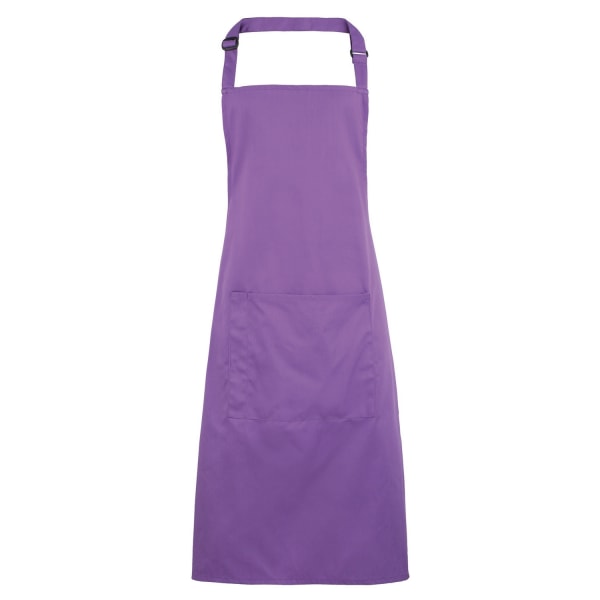 Förkläde i bästa färger för damer/damer med ficka/arbetskläder Purple One Size