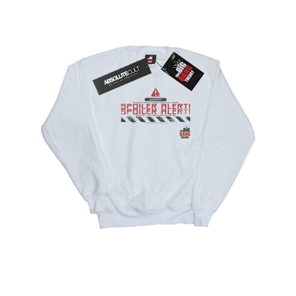 The Big Bang Theory Herr Spoiler Alert Sweatshirt S Vit White S