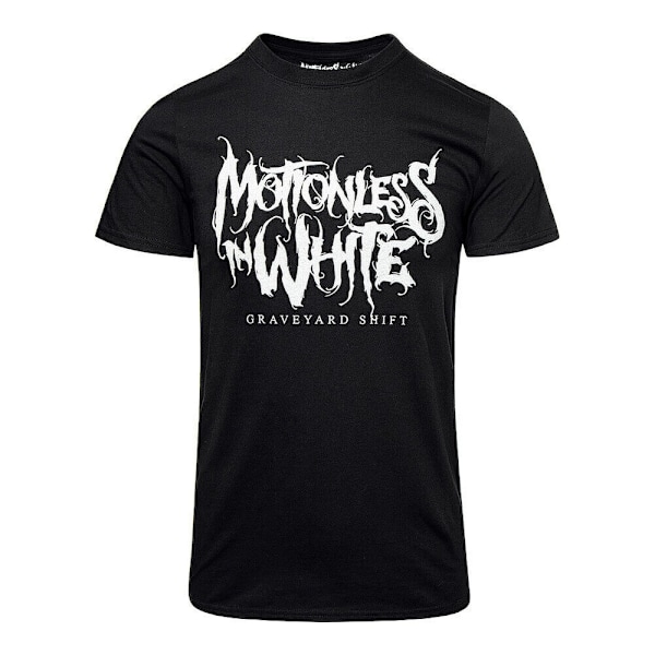 Motionless In White Unisex Adult Graveyard Shift T-Shirt L Svart Black L