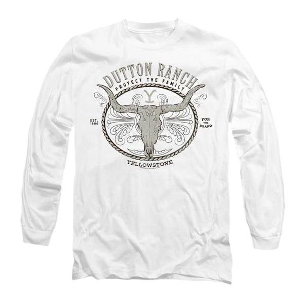 Yellowstone Unisex Vuxen Dutton Ranch T-Shirt XXL Vit White XXL
