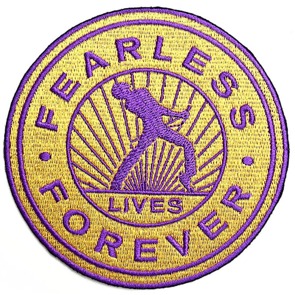 Queen Fearless Standard Strykjärnsmärke En Storlek Gul/Lila Yellow/Purple One Size