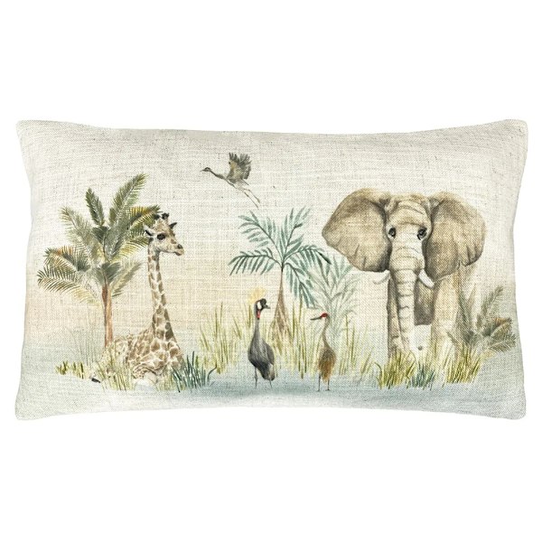 Evans Lichfield Kenya Rektangulärt Kuddfodral One Size Beige Beige One Size