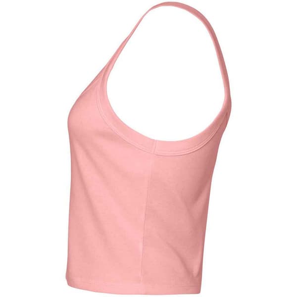 Bella + Canvas Dam/Dam Micro-Rib Spaghetti Strap Tank Top Solid Pink 18 UK - 20 UK