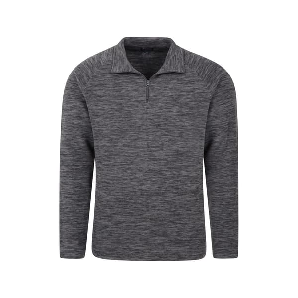 Mountain Warehouse Herr Snowdon II Fleecetröja L Kolgrå Charcoal L