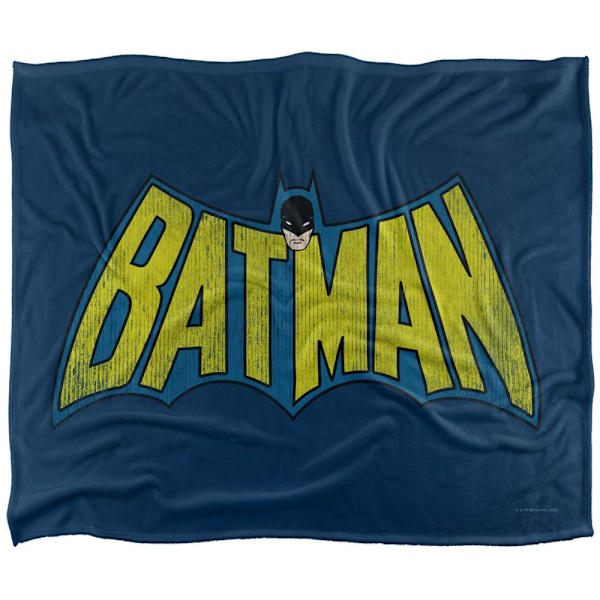 DC Comics Logo Batman Filt En Storlek Flerfärgad Multicoloured One Size