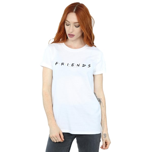 Friends Dam/Damer Logo Boyfriend Bomull T-shirt 3XL Vit White 3XL