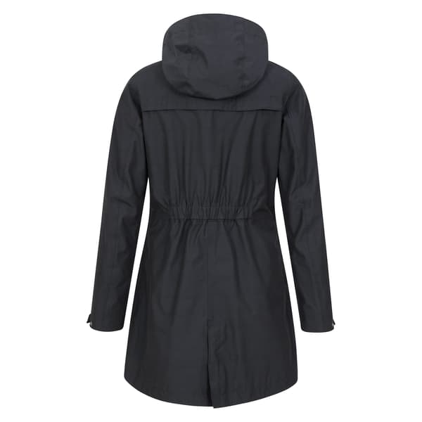 Mountain Warehouse Cloudburst Texturerad Vattentät Jacka för Kvinnor Black 12 UK