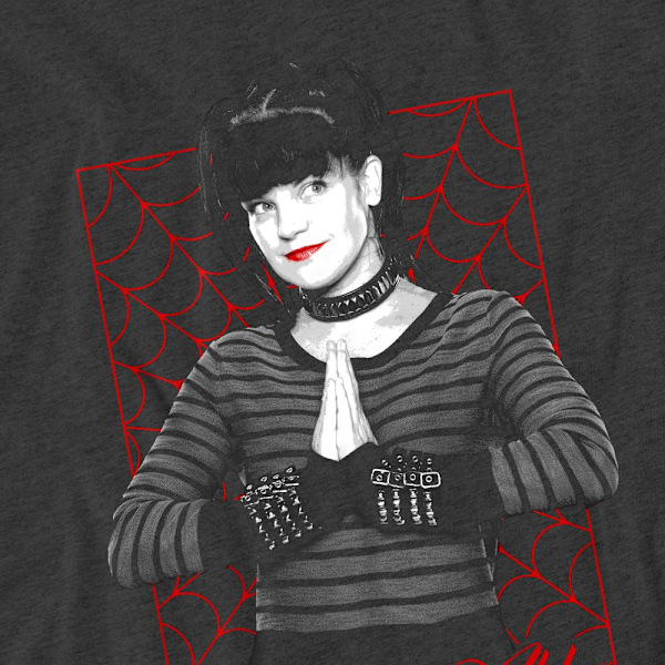 NCIS Unisex Vuxen Abby Web T-Shirt S Kolgrå Charcoal S