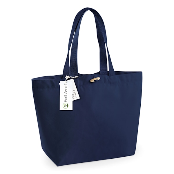 Westford Mill EarthAware Toteväska i Organisk Bomull 40cm x 39cm x French Navy 40cm x 39cm x 19cm