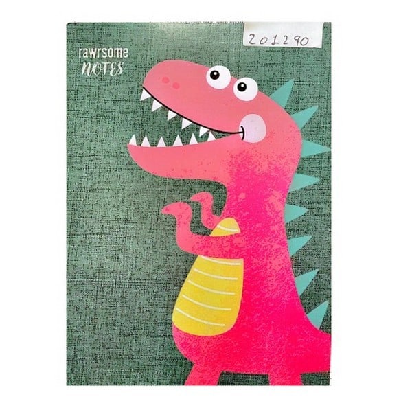 IG Design Rawrsome Notebook One Size Grön/Röd Green/Red One Size