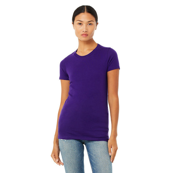 Bella + Canvas Dam/Damer The Favourite T-Shirt XL Team Purp Team Purple XL