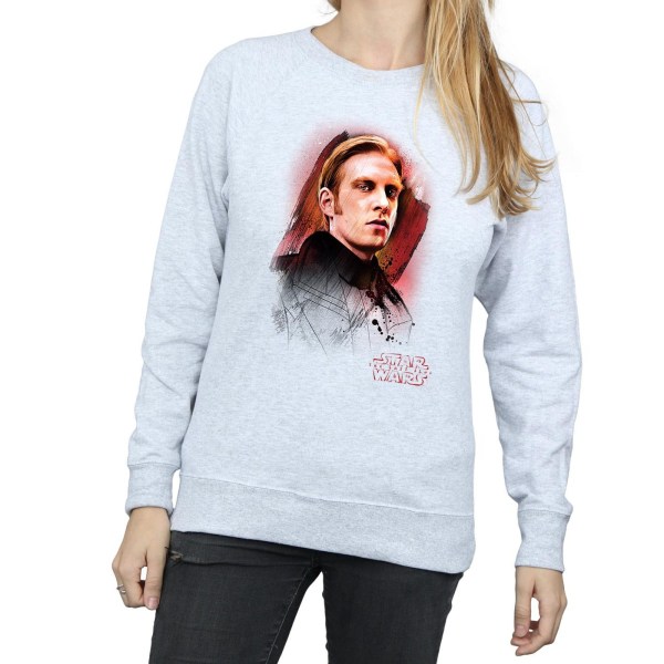 Star Wars Dam/Damer The Last Jedi General Hux Borstad Sweatshirt Heather Grey M