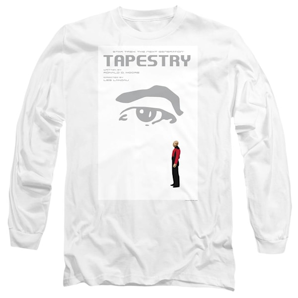 Star Trek Unisex Vuxen The Next Generation Säsong 6 Avsnitt 15 White S