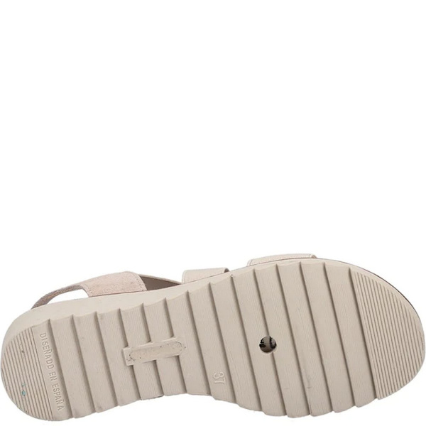 Fleet & Foster Dam/Damer sia Lädersandaler 3 UK Beige Beige 3 UK