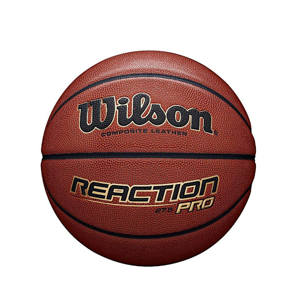 Wilson Reaction Pro Läderbasketboll 5 Tan Tan 5