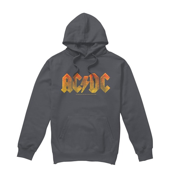 AC/DC Herr Gradient Logo Hoodie M Charcoal Charcoal M