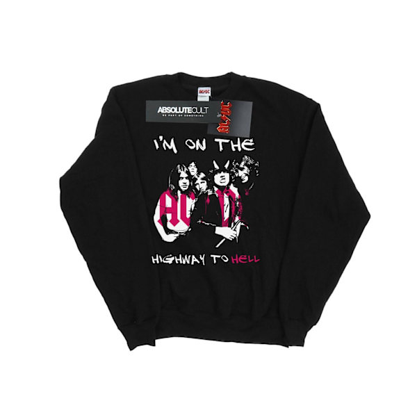AC/DC Boys I´m On The Highway To Hell Sweatshirt 7-8 År Svart Black 7-8 Years