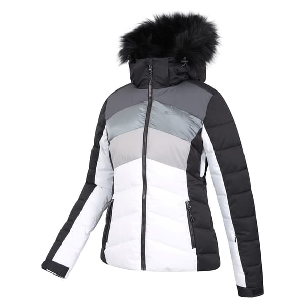 Mountain Warehouse Cascade Vadderad Skidjacka för Dam 20 U White/Black 20 UK