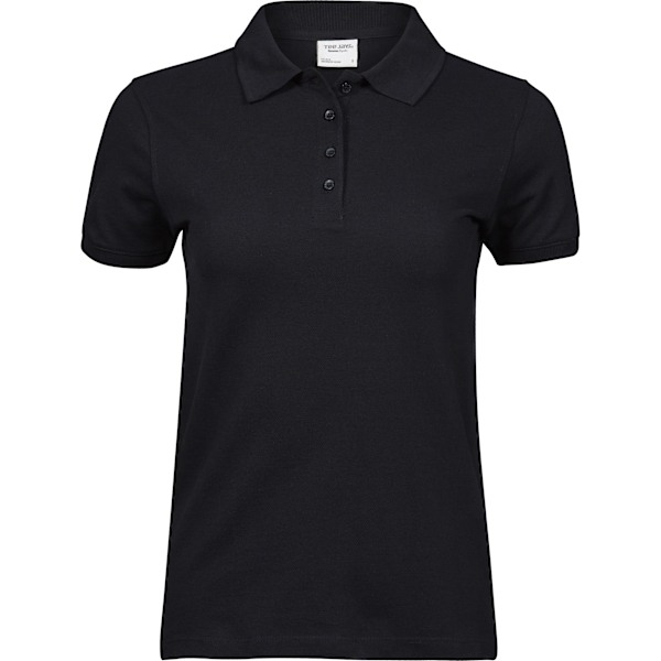 Tee Jays Dam/Dam Heavy Cotton Pique Polo Shirt XXL Svart Black XXL