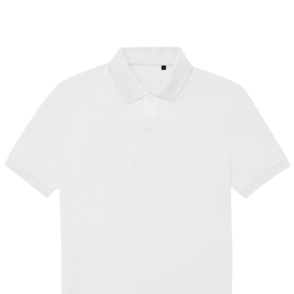 B&C Herr My Eco Polo Shirt 3XL Vit White 3XL