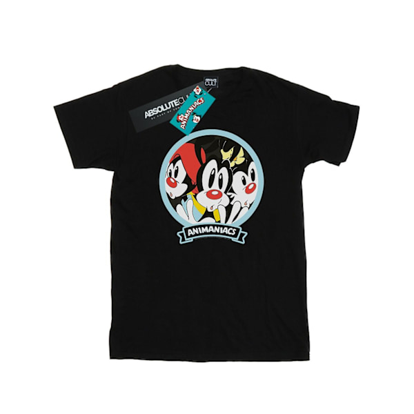 Animaniacs Girls Fisheye Group Bomull T-shirt 7-8 år Svart Black 7-8 Years