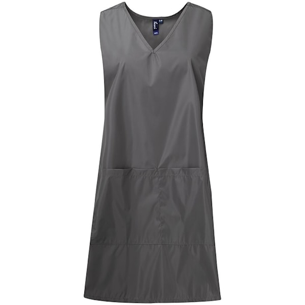 Premier Dam/Kvinnor Wrap Around Arbetstunika L-XL Mörkgrå Dark Grey L-XL