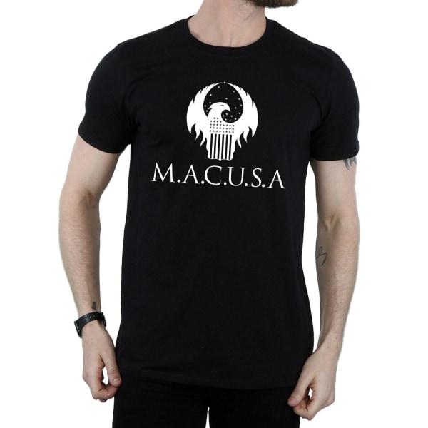 Fantastic Beasts Herr MACUSA Logotyp T-shirt XL Svart Black XL